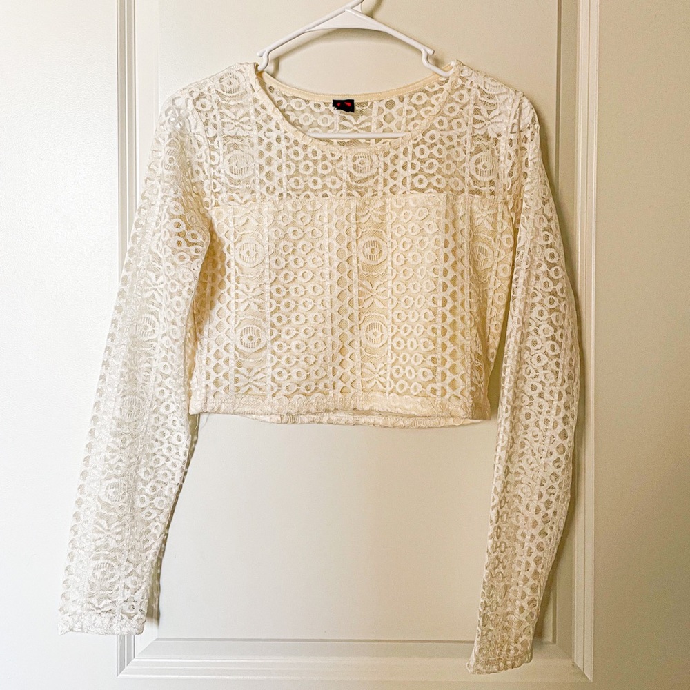 White ASOS Crop Top